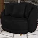 Ver imagem 2 de Poltrona Decorativa Pes Madeira Maly Corano TCS 724 Moll