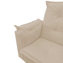 Ver imagem 2 de Poltrona de Amamentação com Puff Isabella Luxo bellamado Bege