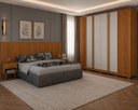 Ver imagem 1 de Dormitório Casal Ripado Completo Premium Arbo Design