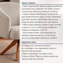 Ver mais imagens de Kit 2 Poltronas Giratórias Linho Premium Base Madeira Maciça Juliana