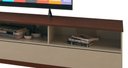 Ver imagem 4 de Rack para TV Wall 2.2 Off White com Freijó - MoveisAqui