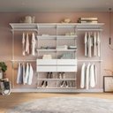Ver imagem 1 de Closet Aberto Modulado para Casal 285cm Eminence Branco