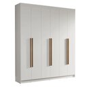 Ver imagem 3 de Guarda-Roupa Casal 6 Portas Batentes Saturno Madesa
