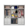 Guarda Roupa 100% Mdf 6 Portas 8 Gavetas Branco - 4