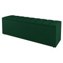 Ver imagem 6 de Kit Cabeceira e Baú Cama Box King Size Cora 195cm Suede Verde - Desk Design