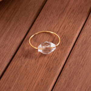 Kit 4 Anéis para Guardanapo Pedra Cristalino Natal 4 X 3cm Argola de Metal Dourado