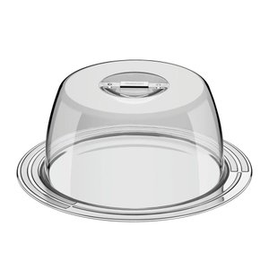 Porta-queijo Tramontina Ciclo em Aço Inox 25 Cm 2 Peças Tramontina