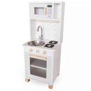 Ver imagem 4 de Kit Mini Cozinha Infantil com Geladeira e Máquina de Lavar - Cinza
