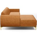 Ver imagem 6 de Sofá 3 Lugares com Chaise Esquerdo para Sala de Estar Molino 245cm D02 Base Castanho Pés D'ouro Cour