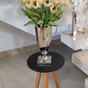 Ver imagem 5 de Mesa de Canto de Sala e Apoio Lateral Eiffel Preta