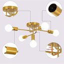 Ver imagem 4 de Lustre Sputnik Luminaria 5 Lampadas E27 Iluminaçao Quarto Sala Recepçao Comercial Residencial Luxo