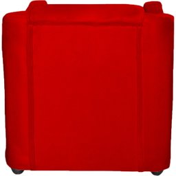 Kit 4 Poltronas Decorativas para Sala de Espera Recepção Escritório Consultório Suede - 5