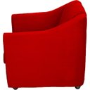 Ver imagem 4 de Kit 4 Poltronas Decorativas para Sala de Espera Recepção Escritório Consultório Suede