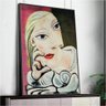 Quadro Pablo Picasso Retrato De Maria Teresa Walter:120x80 cm/DOURADA - 5