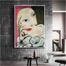 Quadro Pablo Picasso Retrato De Maria Teresa Walter:120x80 cm/DOURADA - 1