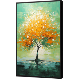 Quadro Decorativo Abstrato Canvas Filete Árvore Peça Grande Delicada Gg - 1