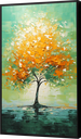Ver imagem 1 de Quadro Decorativo Abstrato Canvas Filete Árvore Peça Grande Delicada Gg