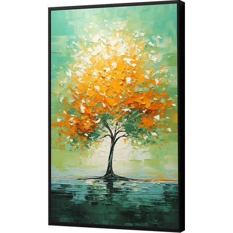 Quadro Decorativo Abstrato Canvas Filete Árvore Peça Grande Delicada Gg