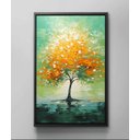 Ver imagem 3 de Quadro Decorativo Abstrato Canvas Filete Árvore Peça Grande Delicada Gg