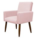 Ver imagem 3 de Kit 4 Poltronas para Sala Pés de Madeira Nina