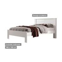 Ver imagem 3 de Cama de Casal Pérola Cacau - Conquista