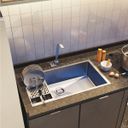 Ver imagem 1 de Pia Cuba Quadrada de Inox 70x40 com Escorredor P/ Cozinha Technox