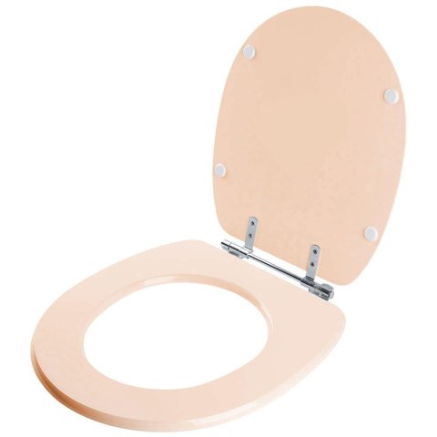 Assento Sanitário Aspen Rosa Floral para Vaso Deca