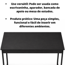 Ver imagem 2 de Escrivaninha de Escritório Roma Plus:Preto