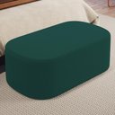 Ver imagem 6 de Kit 02 Puffs Decorativos Orgânicos para Living Quarto 100cm Doha W01 Bouclê Verde - Lyam Decor