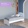 Quarto de Bebê com Guarda-Roupa 3 Portas Cômoda e Berço 3 em 1 Lápis de Cor Espresso Móveis - 12