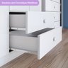 Quarto de Bebê com Guarda-Roupa 3 Portas Cômoda e Berço 3 em 1 Lápis de Cor Espresso Móveis - 16