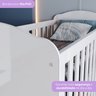 Quarto de Bebê com Guarda-Roupa 3 Portas Cômoda e Berço 3 em 1 Lápis de Cor Espresso Móveis - 13
