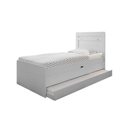 Cama Bau com Auxiliar Mdf/mdp Framar Larissa Branca - 3