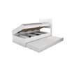 Cama Bau com Auxiliar Mdf/mdp Framar Larissa Branca - 1