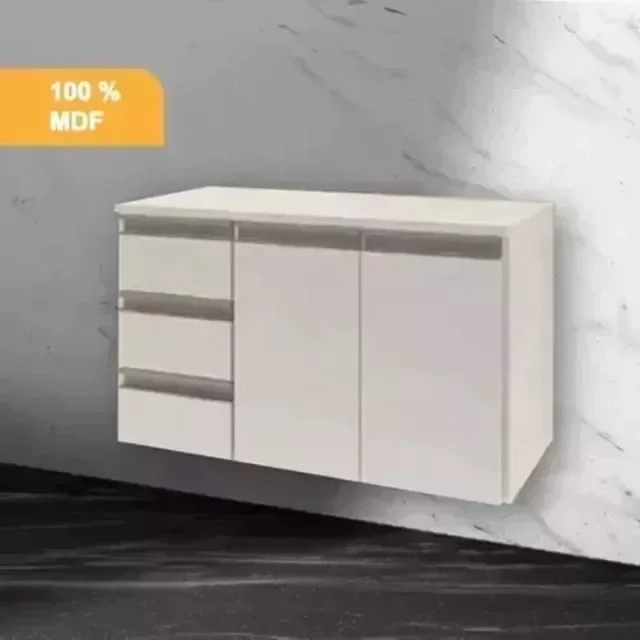 Ver imagem 3 de Gabinete Suspenso Banheiro 3 Gavetas 2 Portas Ecopux Ecogbs-2 - Ecoplanejados