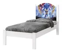 Ver imagem 3 de Cama Solteiro Adesivada Sonic 100% Mdf - Extrado Madeira - P/Colchão 188 x 88