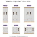 Ver imagem 6 de Cômoda Infantil 95cm 1 Porta com Vidro e 4 Gavetas Amora Multimóveis Mp4510 Madeirado/branco