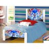 Cama de Criança Solteiro Infantil Sonic Adesivada com Colchão - 1