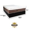 Cama Box Baú + Colchão President Casal 138x188 King Star - 4