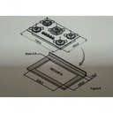 Ver imagem 5 de Balcão Cooktop Turim 2 Portas - Movelove Preto