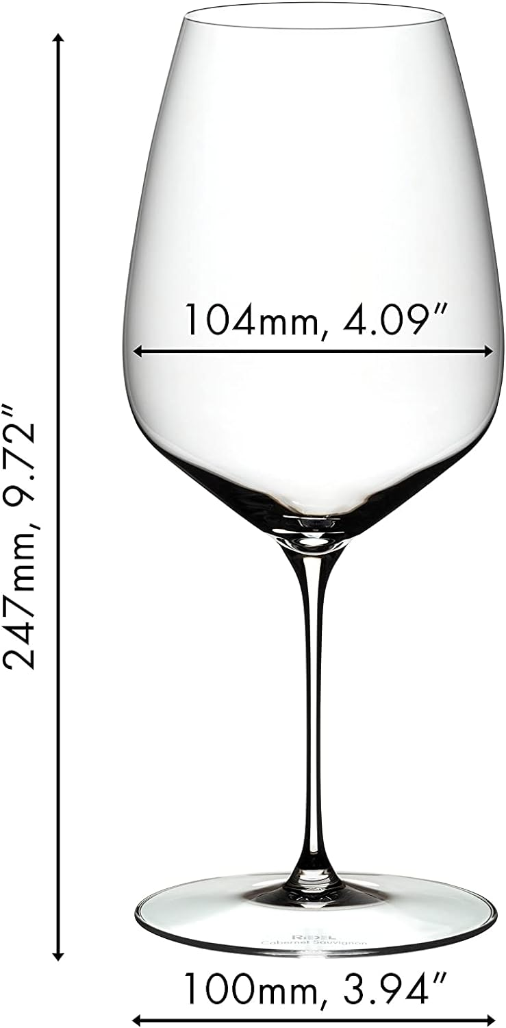 2 Taças de Vinho Cabernet Merlot Veloce 829ml Riedel - 5