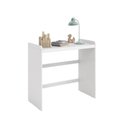 Ver imagem 3 de Mini Berço Moisés Zain Branco Brilho 3 em 1 Vira Escrivaninha ou Trocador Quarto de Bebê - Reller