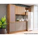 Ver imagem 1 de Cozinha Completa Botanic 5 Peças (2 Armários + 1 Balcão + 1 Paneleiro + 1 Complemento) M654