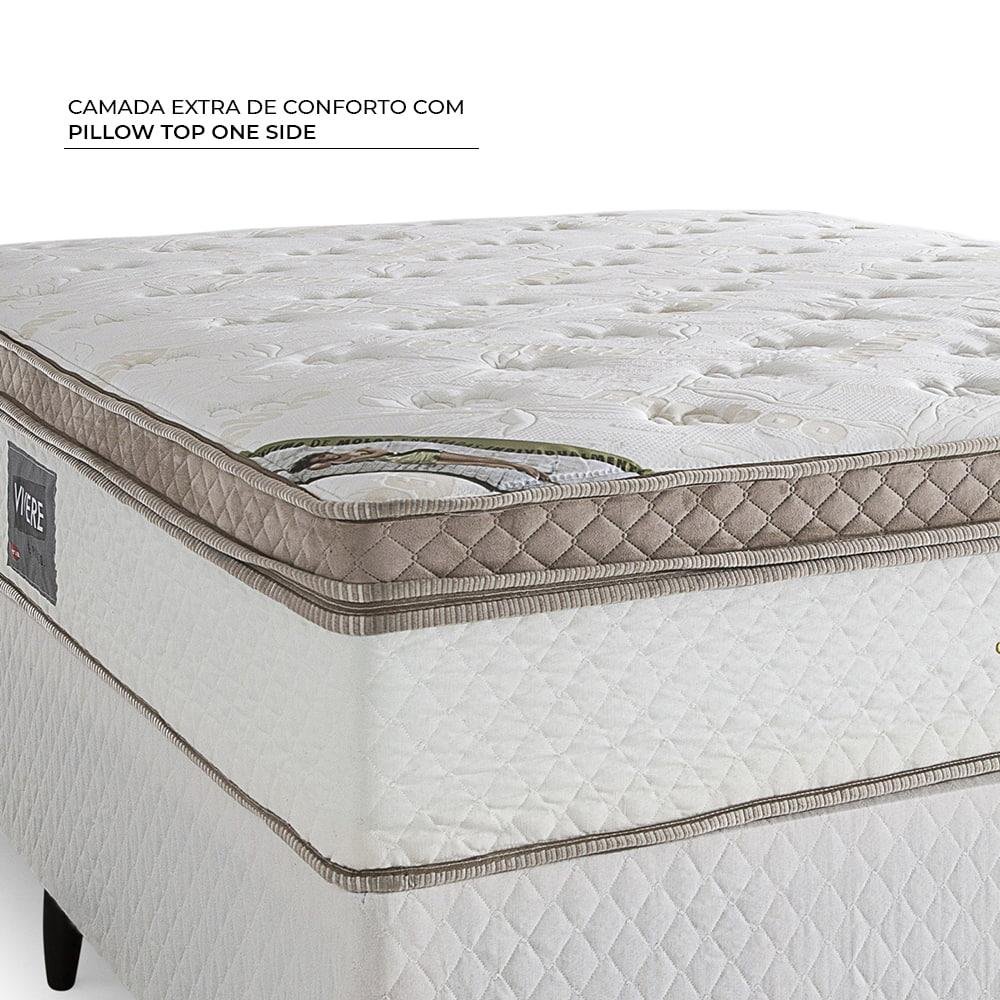 Cama Box Herval Queen Pallace Bambu, 71x158x198 cm, Molas Ensacadas - 5