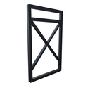 Ver imagem 3 de Quatro Suportes Estilo Industrial P/prateleiras 20cm - Preto