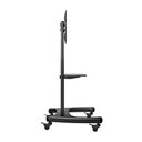 Ver imagem 3 de Suporte Pedestal Móvel para Tv, Elg, A06v6_s, Tvs 32" a 75", Altura Ajustável, Inclinação, com Rodas
