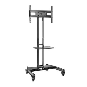 Suporte Pedestal Móvel para Tv, Elg, A06v6_s, Tvs 32" a 75", Altura Ajustável, Inclinação, com Rodas