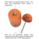 Ver imagem 2 de Garrafa Térmica Valentina 1 Litro Parede Dupla Design Premium Alta Durabilidade