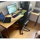 Ver imagem 6 de Mesa de Escritório em L em duas peças 120x40 e 140x60 com pé recuado pinus de 30mm - L Lado Esquerdo