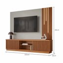 Ver imagem 5 de Painel com Rack Home Arezzo 75" 220cm com LED Off White Mavaular Móveis